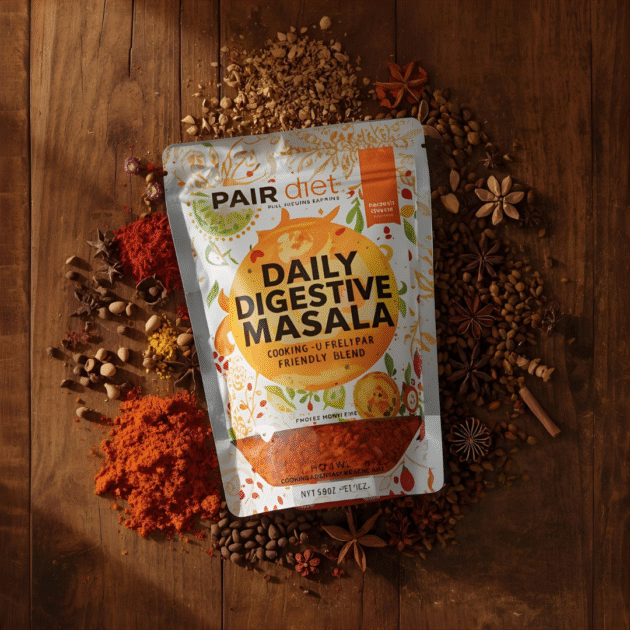 Daily Digestive Masala – Cooking-Friendly Herbal Spice Blend for Gut Health